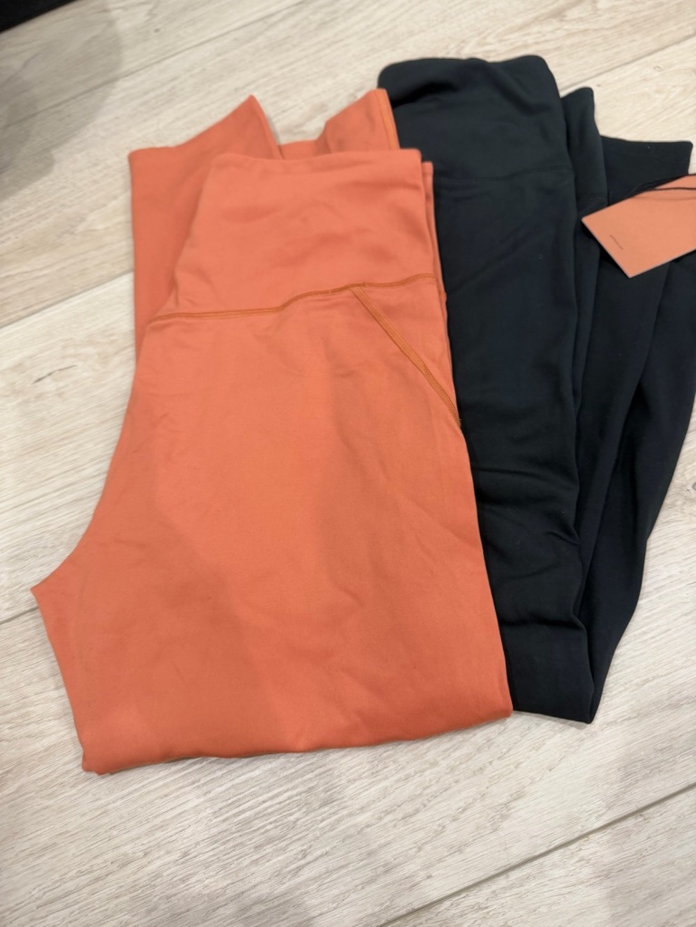 Two pairs of girlfriend collective leggings